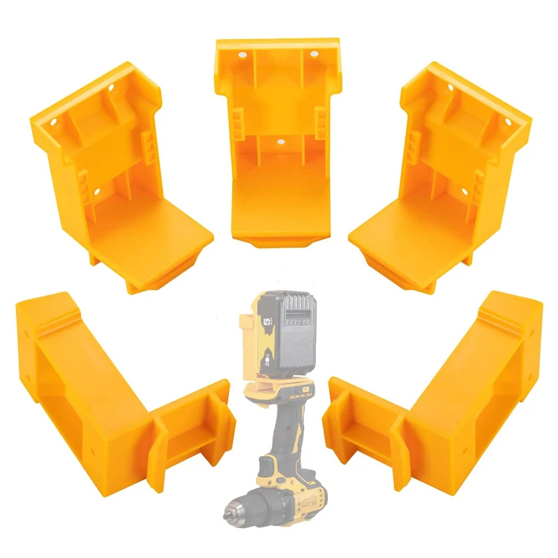 Battery Rack Bracket Box Power Battery Mount Hanger Stand Two-in-one Holder For Dewalt For Milwaukee 18V 20V Bracket Fixing Seat