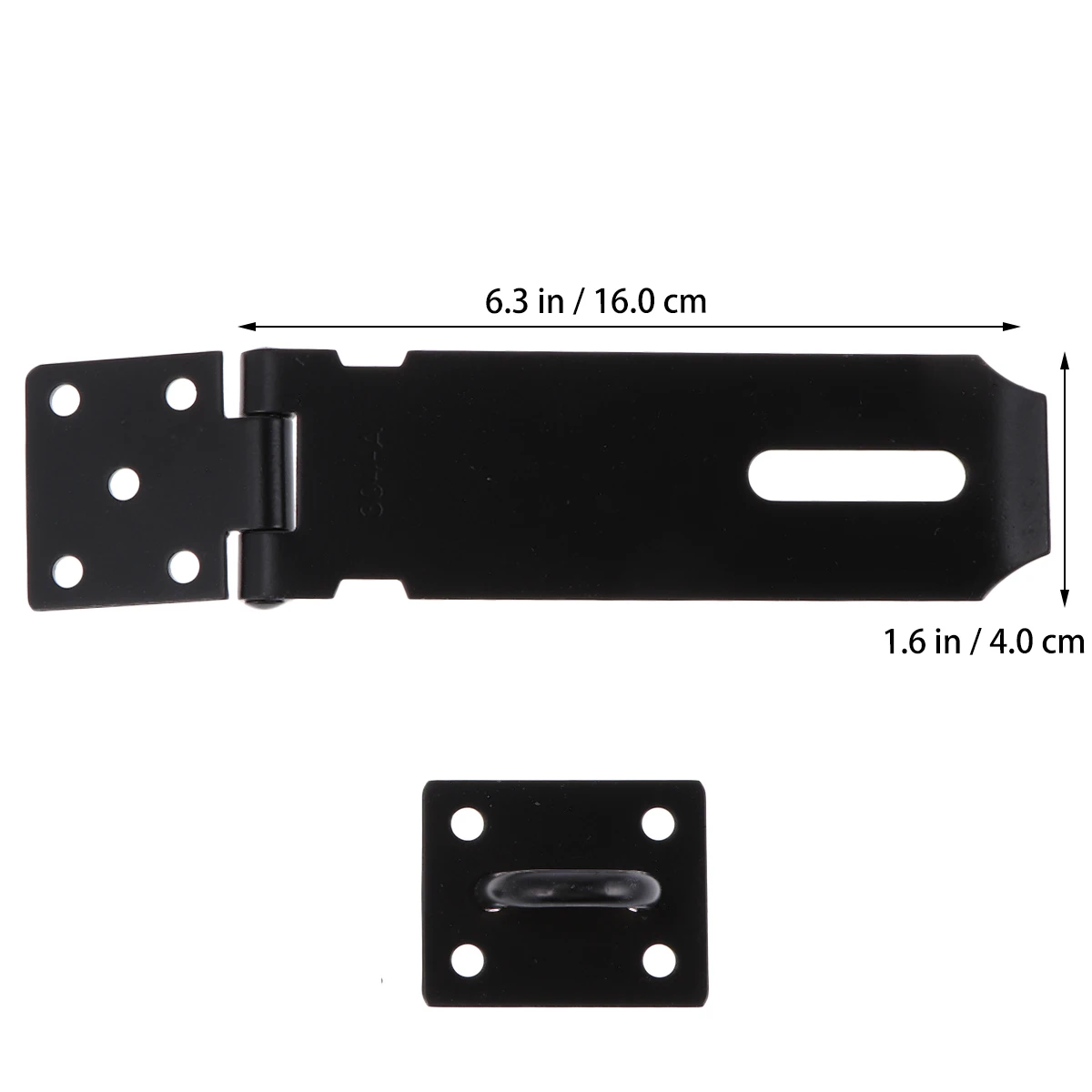 

5Inches Door Anti-Theft Buckle Security Latch Heavy Duty Rustproof Handcrafted Brushed Surface Hotel Home Use Safety Door Lock