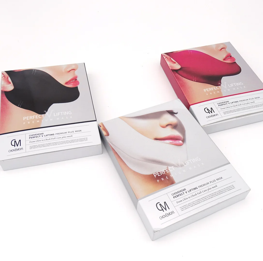 5pcs Plastic Face Lifting Mask Hydrating Moisturizing Lifting Tight Masseter Muscle Double Chin Small V Face Hydrogel Mask