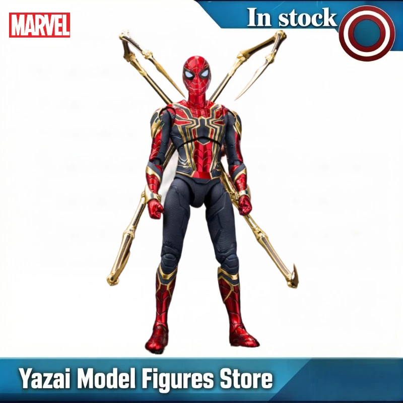 

Original ZD TOYS Marvel Legends Series IRON SPIDER Luminous Version Action Figure Model Toys Gift
