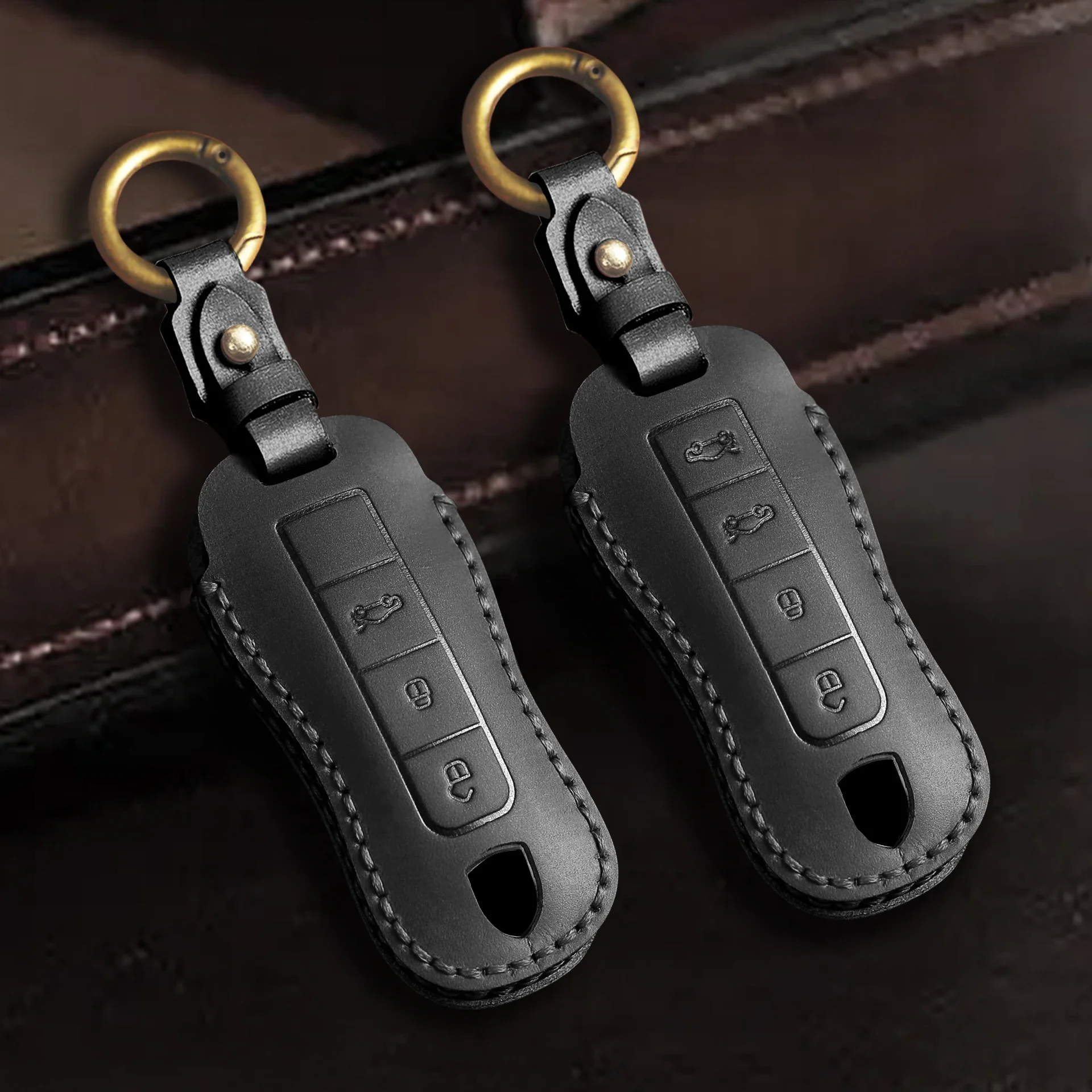 자동차 키 케이스 키 커버 쉘, 포르쉐 파나메라 마칸 카이엔 카레라 박스터 카이맨 911 970 981 991 918 액세서리 키체인