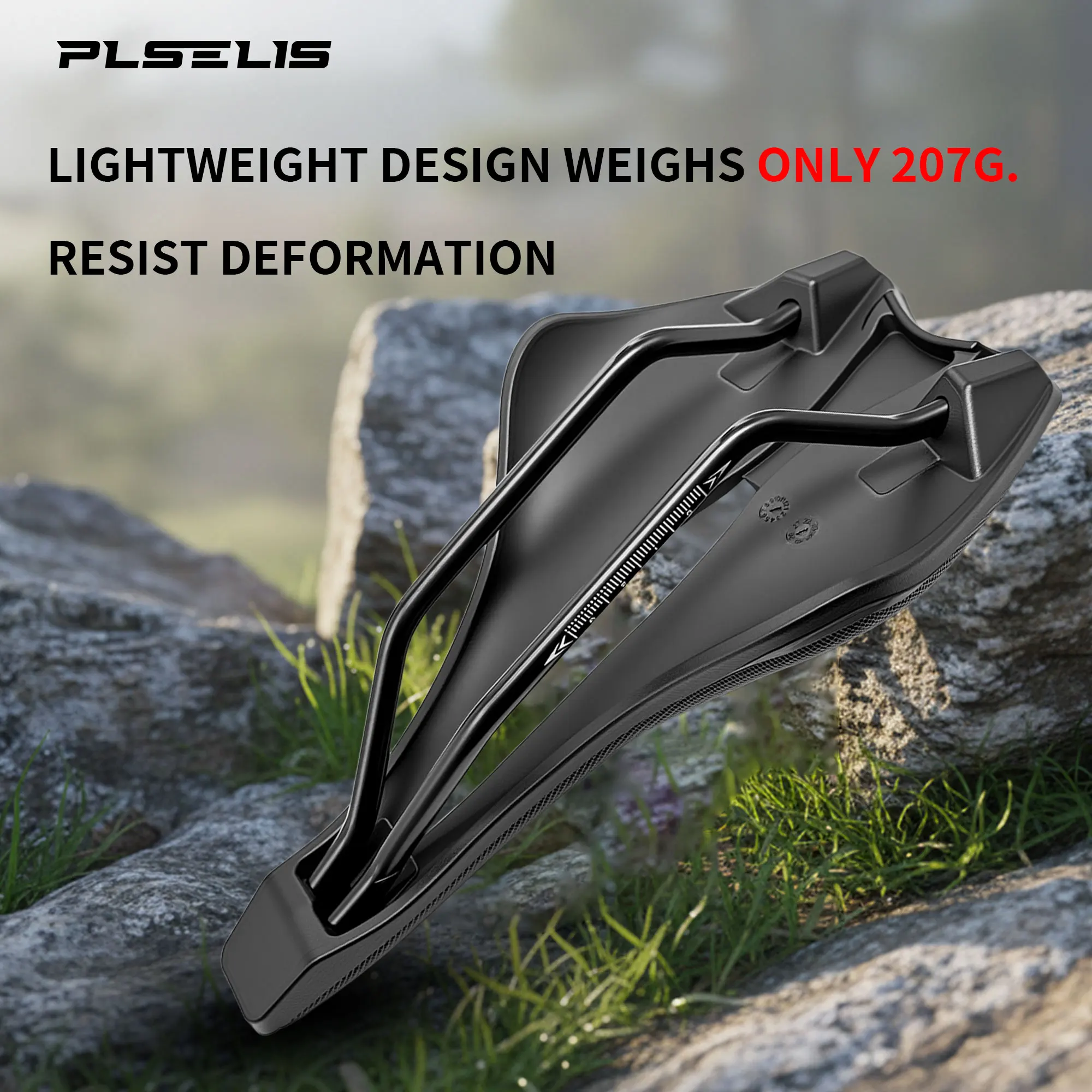 PLSELIS بيع ضوء سرج السيارة على الطريق دليل الهواء المجوف الضغط المضاد للانزلاق امتصاص الصدمات صلابة عالية والراحة.1821