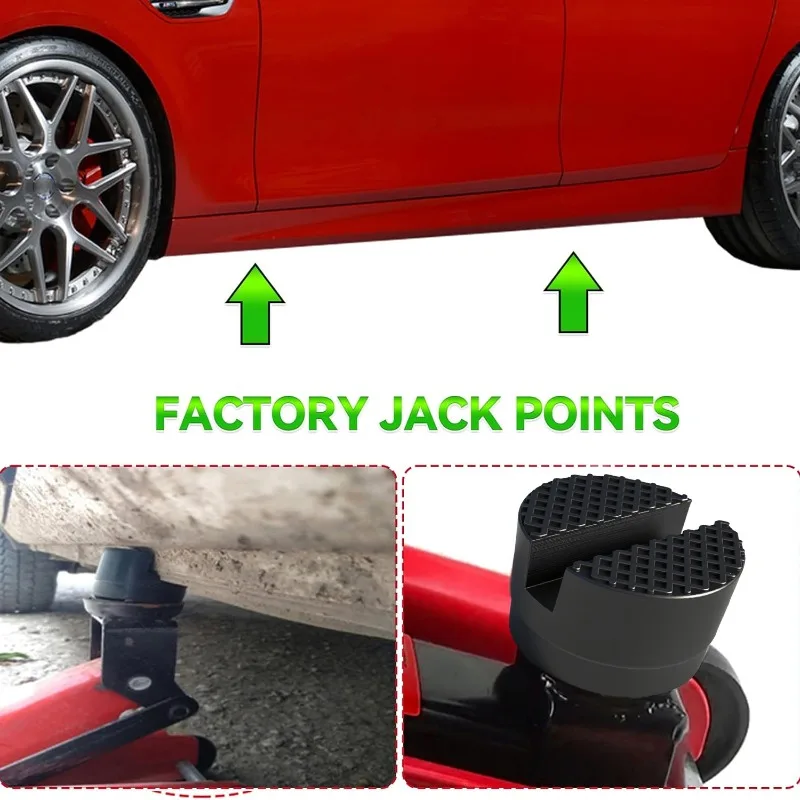 1/3PCS Universal Jack Ständer Gummi Pad Adapter Anti-Slip Hebe Block Auto Chassis Schutz für SUV Lkw Auto Reparatur Werkzeug