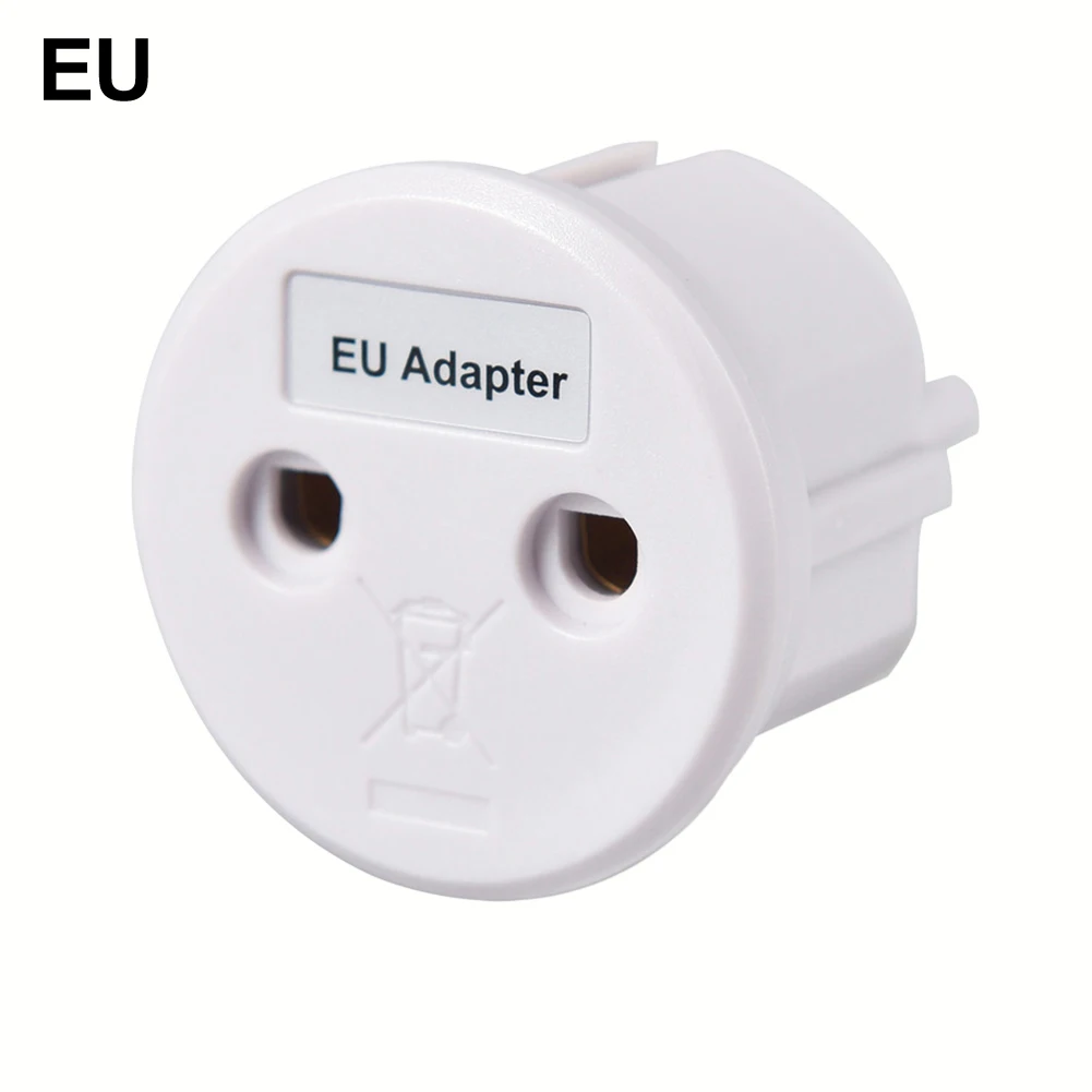 

EU--Plug Adapter Plastic Grounding Socket Grounding Anti-static Wall Plate Sockets For Earthing Socket Travel Adapter