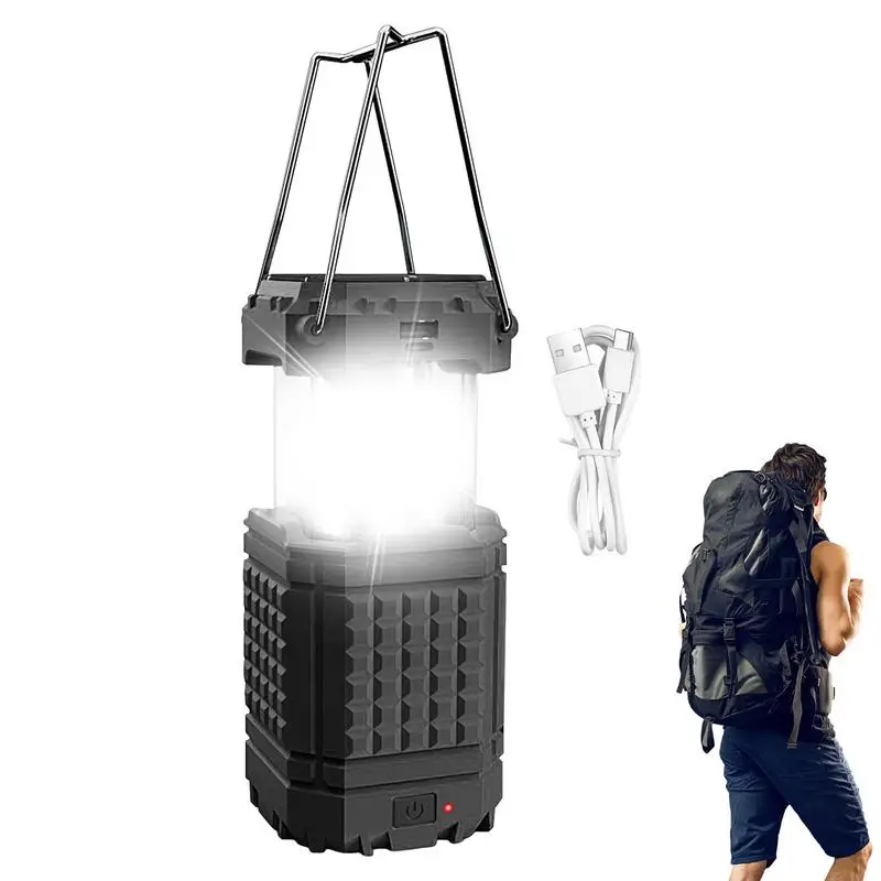

Solar Powered Camping Lights Bright Solar-Powered Camping Light Rechargeable 3000Mah Waterproof Portable Lantern For Travel