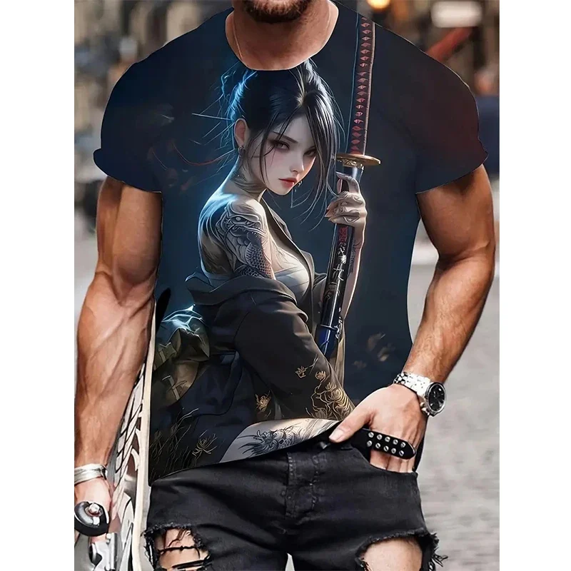 3d Printed Short-sleeved T-shirt 2025 Summer Unisex Casual Quick-dry Loose Anime-themed T-shirt for Men's Streetwear