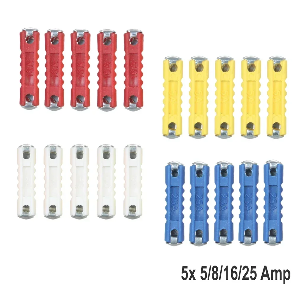 Classic Car Auto Fuses Kit 40pcs 5A 8A 16A 25A Assortment Ceramic Continental Car Fuse Torpedo Type High Quality