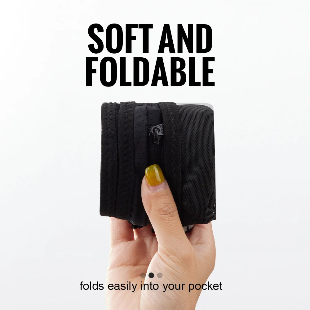 WRELS Invisible Elastic Waist Bag Unisex Waterproof Close Fitting Multi Function Fanny Pack Running Belt Marathon Cycling Bag