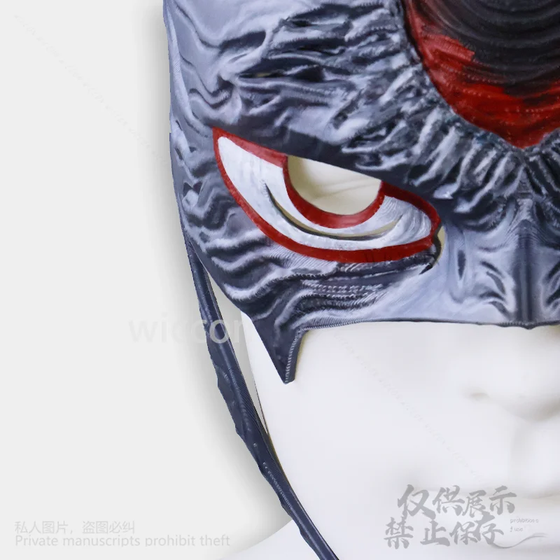 3D Hard Plastic Make Half Face Mask For Cosplay Jin Enjoji Anime DAN DA DAN Horror Costume Halloween Christmas Party Customized