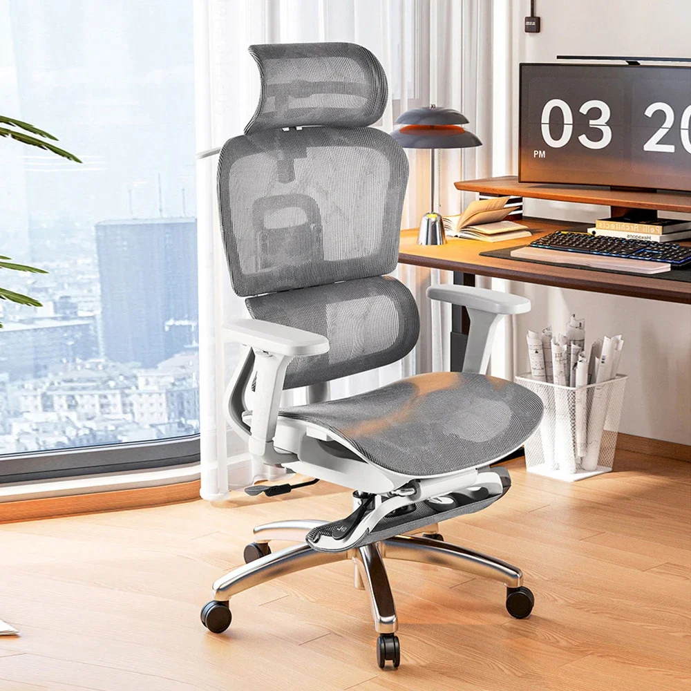 

Ergonomic Computer Swivel Office Seat Lift Gaming 4d Alpha Separated Lumbar Breathable Mesh Chair