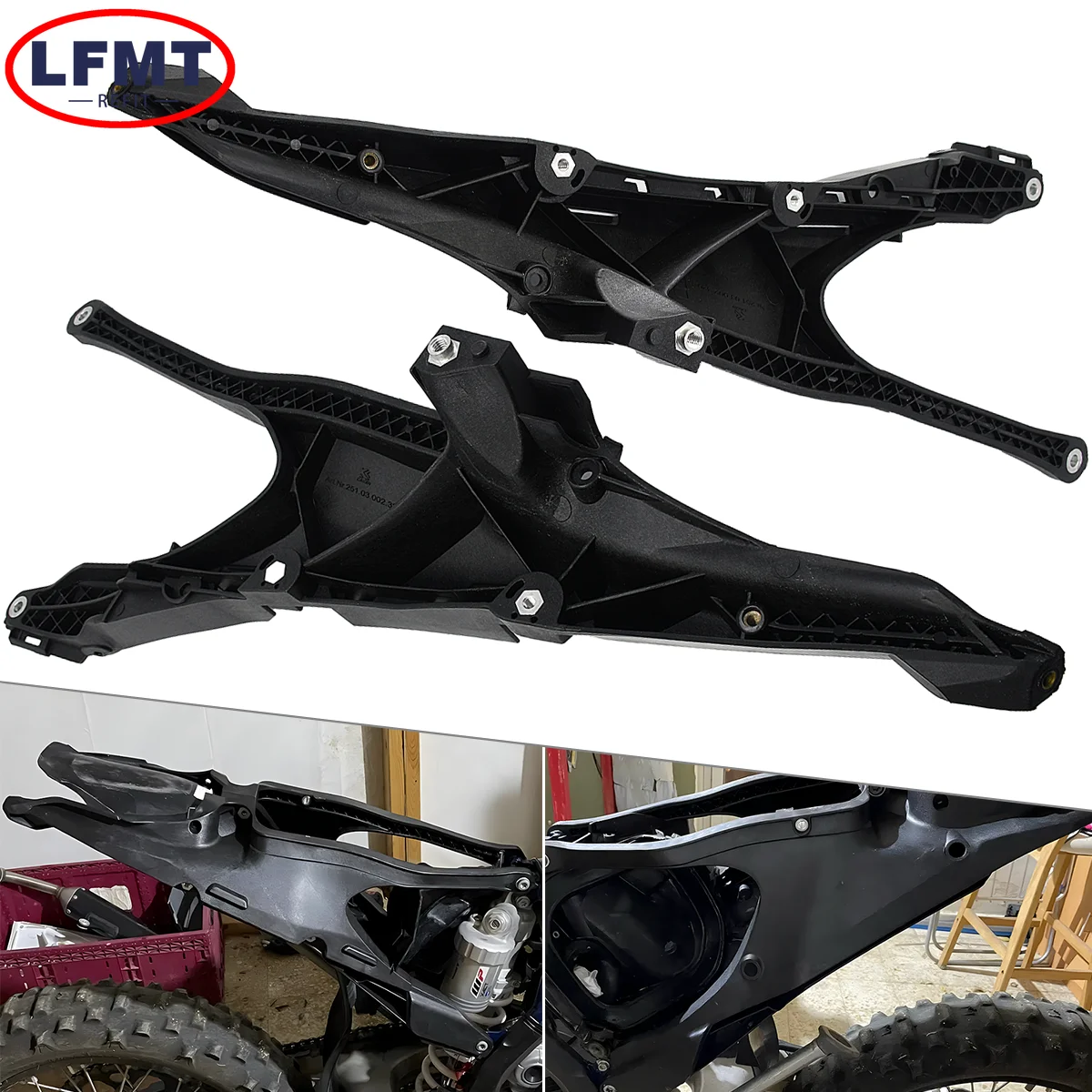 

Motorcycle Strengthen Subframe Rear Seat Support Frame Tailstock Mount For HUSQVARNA TC TX TE FC FX FE 150 250 350 450 2019-2023
