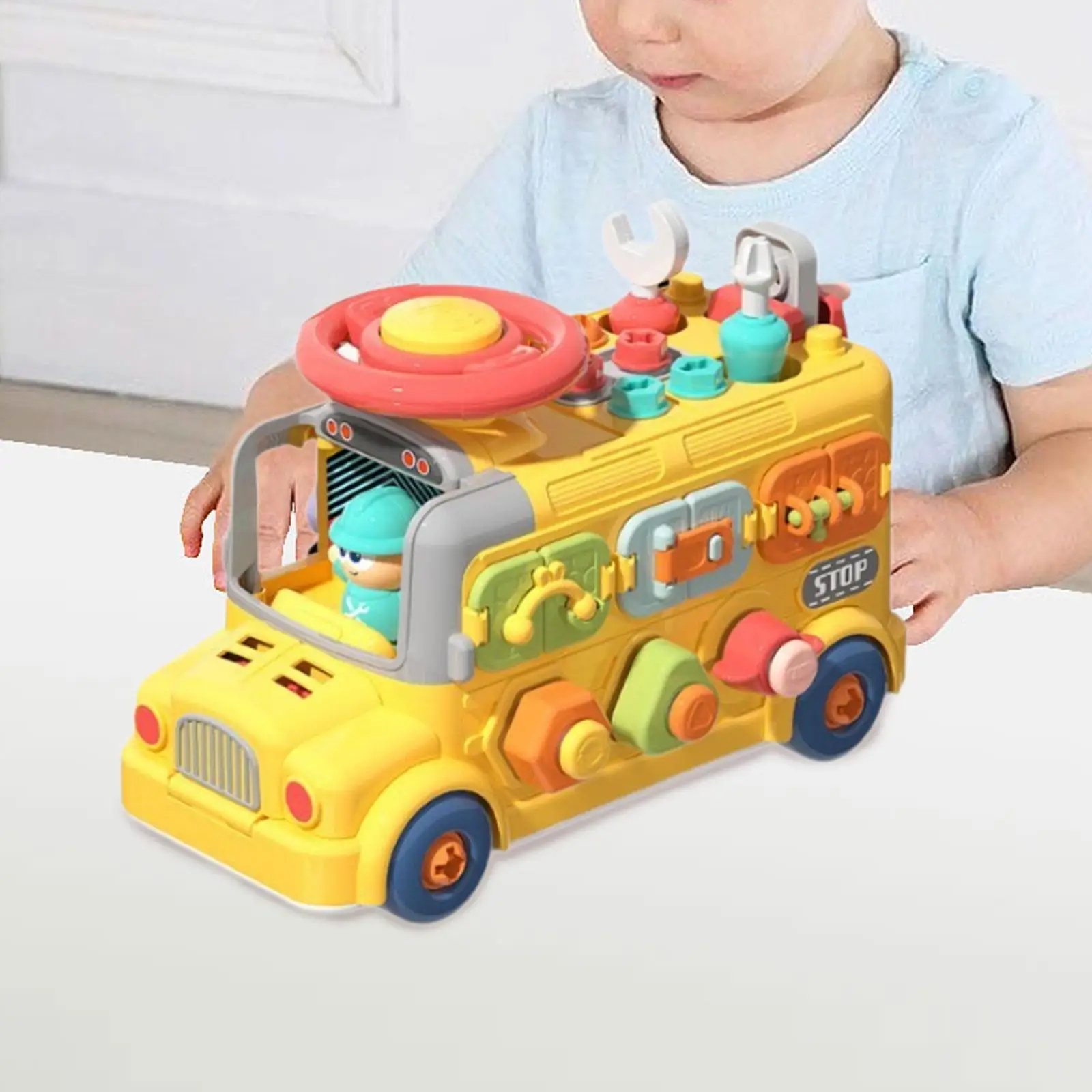 

Tool Set for Kids Screw Board Set Learning Toy Construction Toy for Kids for 3 4