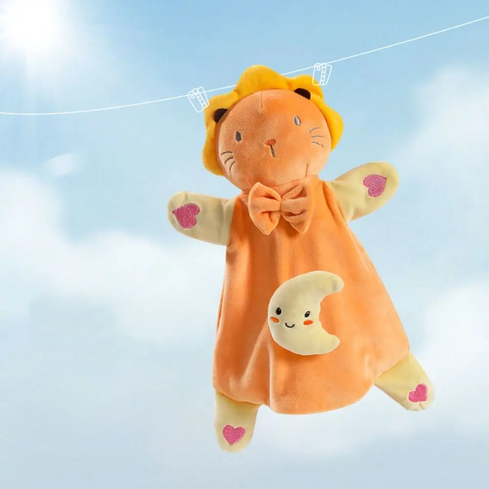 Marionnettes à main en peluche d'animaux de dessin animé, jouets de gril interactifs