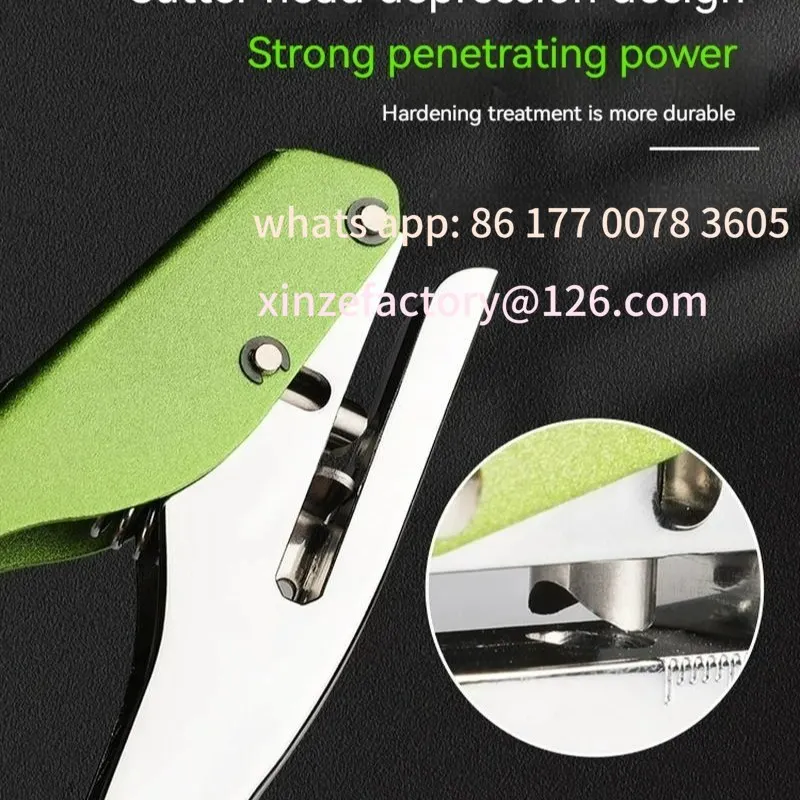 Perforadora de papel circular personalizable, perforadora de un solo orificio redonda manual para tarjetas de identificación, tarjetas de Pvc, fotos, suministros de oficina