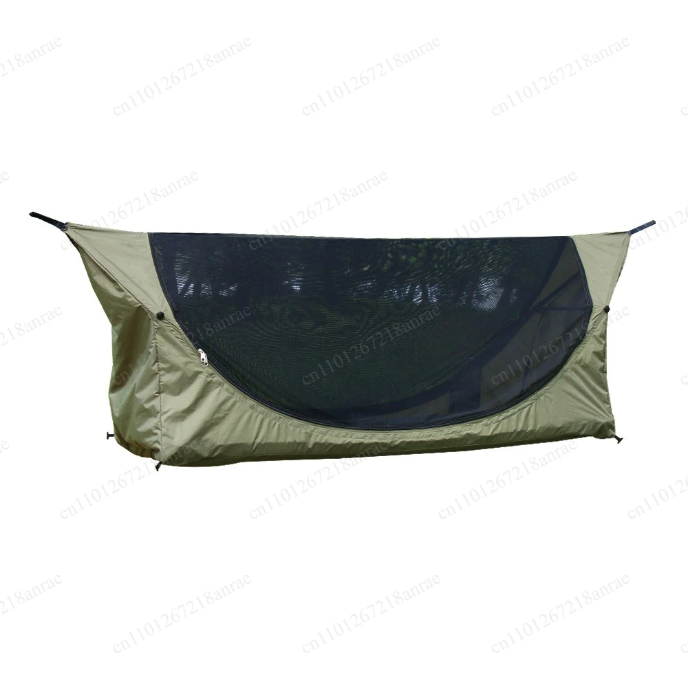 Outdoor hammock tent canopy hammock inflatable pad three-in-one lying flat camping tent