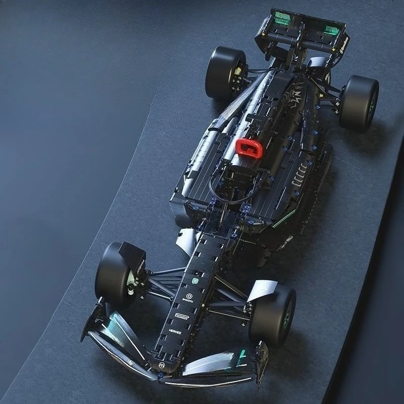Formula 1 racing car building block children's puzzle assembly cool sports car model toy birthday gift