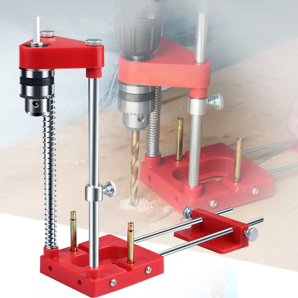 Woodworking Drill Locator Convenient Labor Saving Alloy Steel Mini Bench Multi-function Machine With High Speed Durable Locator