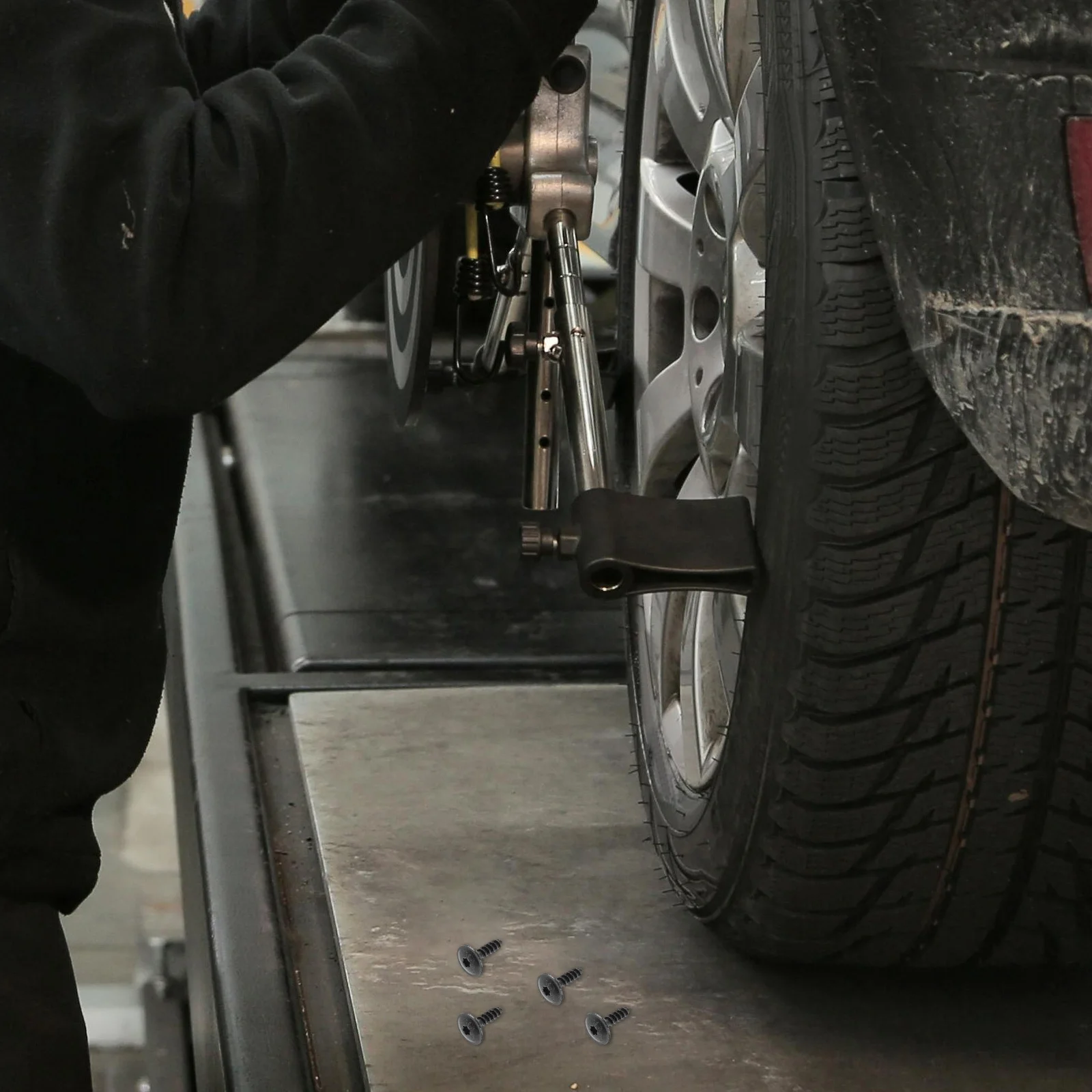 50 قطعة مسامير رفرف الطين الذاتي التنصت المعادن دائم السيارات سبلاش درع تصاعد عدة لتحديد لوحة ترخيص إطار السيارة #2