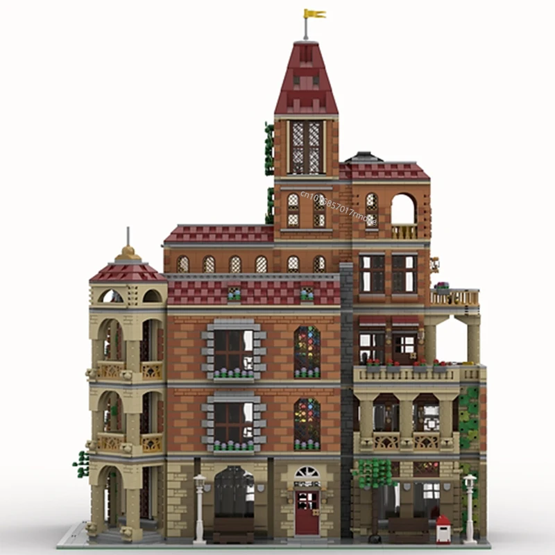 NEW 7805PCS City Hot Selling Street View Moc Modular Apartment Tower Building creative ideas Children Toy birthday Gift Blocks