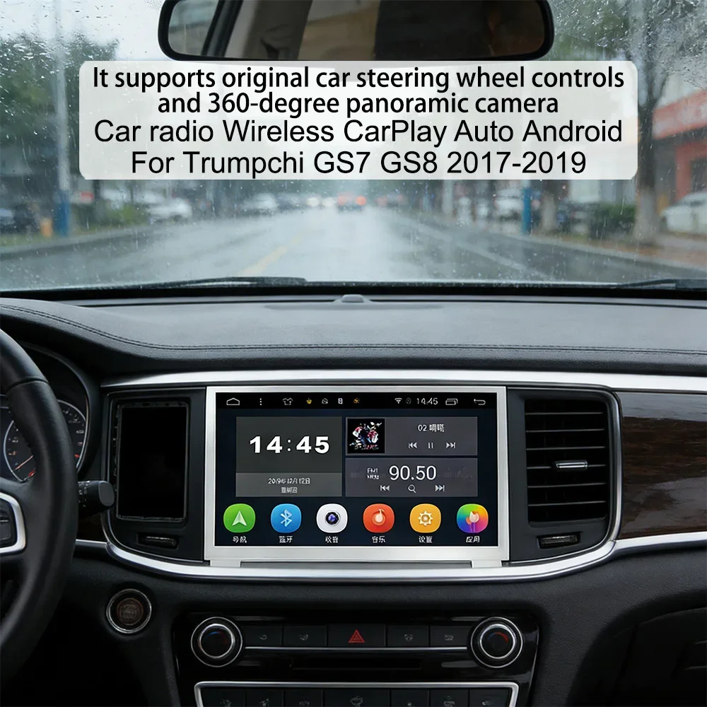 

10.1" IPS Car Radio Linux For Trumpchi GS7 GS8 2017-2019 Wireless CarPlay Auto Android 4G LTE WiFi GPS RDS Bluetooth Car Player