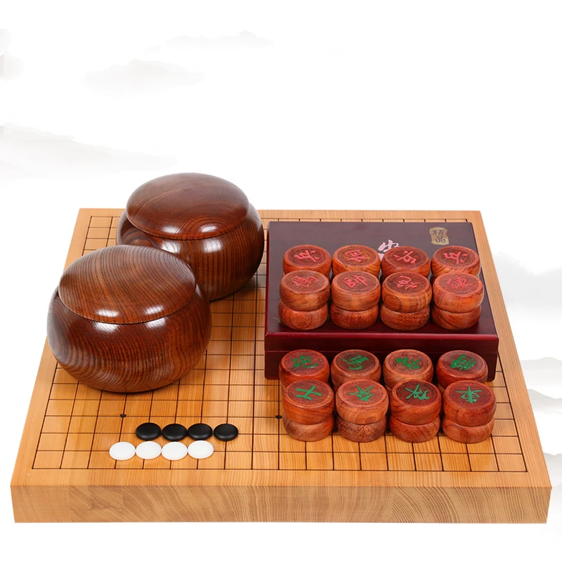 

Chinese Professional Chess Board Game Unusual Family Wooden Chess Gift Tournament Historical Souvenir Ludo Entertainment OA50XQ