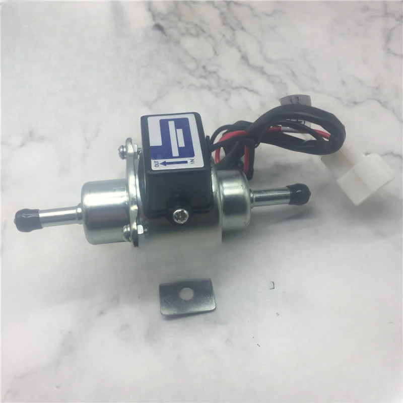 Excavator parts engine externally modified 12V/24V electronic oil transfer pump with relay.