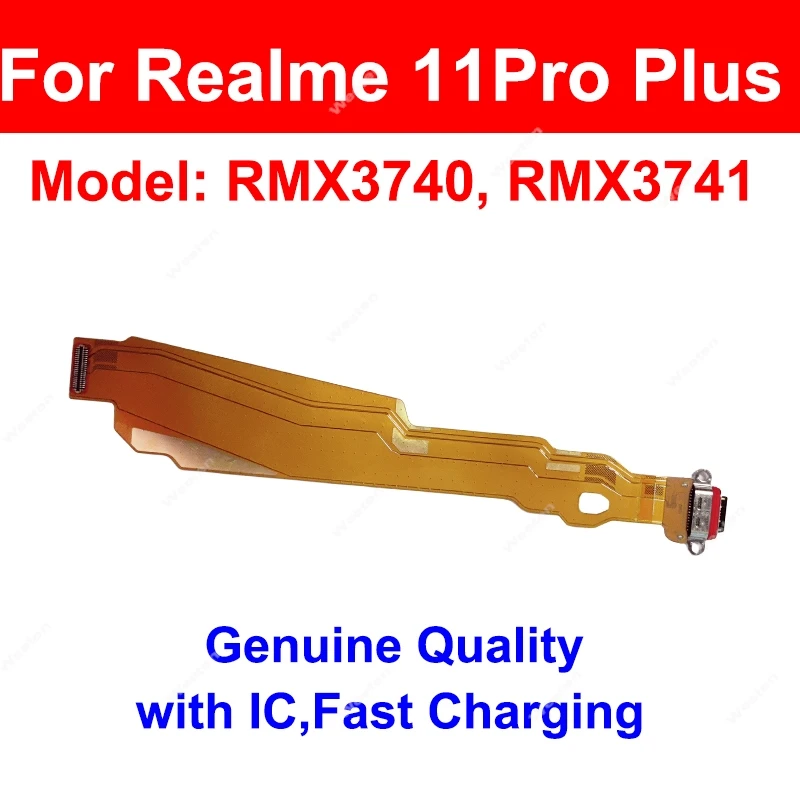 Realme 10 11 Pro Plus 5G USB 충전기 도크 보드 플렉스 케이블, USB 충전 잭 플렉스 케이블 교체