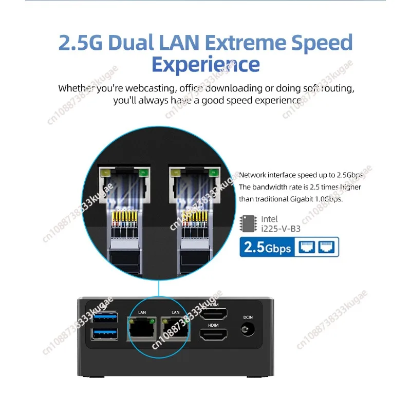 Windows11 N100 معالج كمبيوتر صغير جديد 12th Gen جيب 12 فولت كمبيوتر صغير مزدوج Lan 8 جيجابايت Ddr5 4800 ميجا هرتز 256 جيجابايت للأعمال - #5