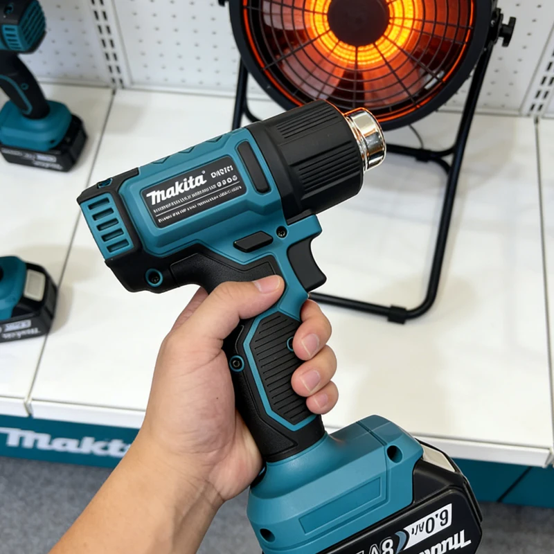 

Makita DHG181 Rechargeable Hot Air Gun 18V Lithium Battery 550 ℃ High Temperature Film Coating Industrial Baking Gun