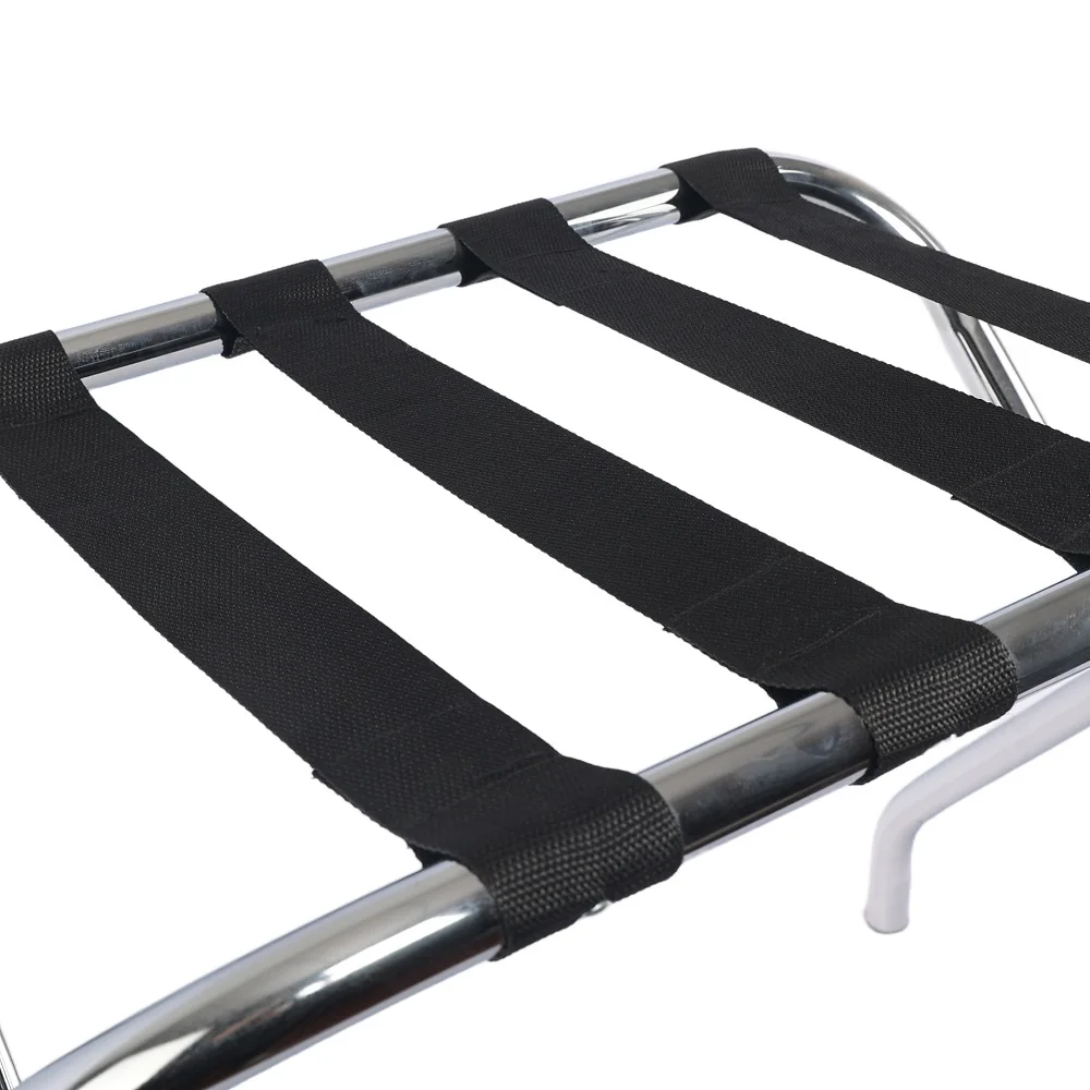 الجملة المعادن للطي تخزين الأمتعة الرف رفوف الأمتعة غرفة الفندق لغرفة الضيوف فندق غرفة نوم رف الأمتعة #5