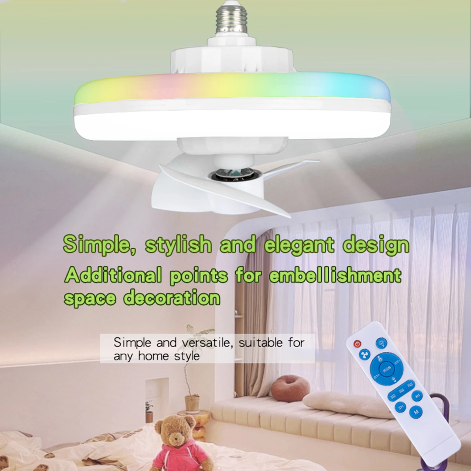 LEDシーリングファン,調整可能な風力速,調光可能,サイレント,オフィス,キッチン,ダイニングルーム,家庭用