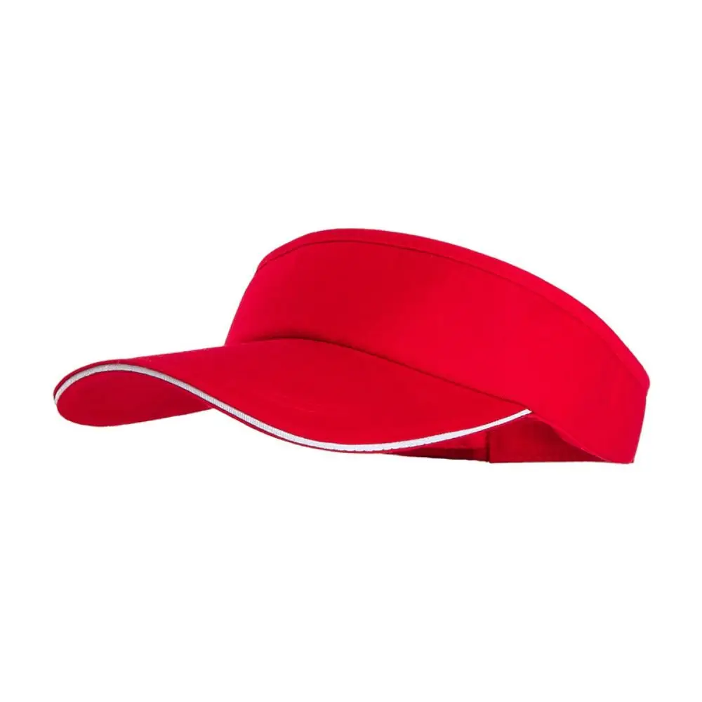 

Empty Top Summer Breathable Air Sun Hats Sun Visor Adjustable Tennis Sunscreen Cap Cotton Anti-UV Running Cap Golf Hiking
