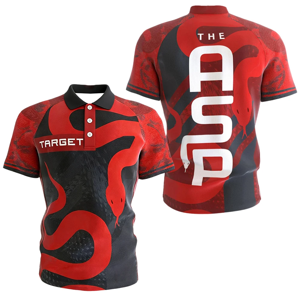 NATHAN ASPINALL 2026 Maillot de fan de darts à col polo à séchage rapide et vêtement de sport pour les fans et les modes de vie actifs