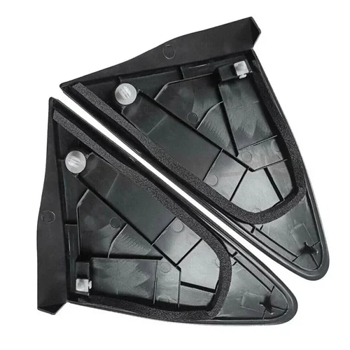 Imagen 2 del producto Para Toyota para Yaris 2012 2013 2014 coche espejo retrovisor izquierdo derecho cubierta triangular embellecedor espejo cubierta de esquina