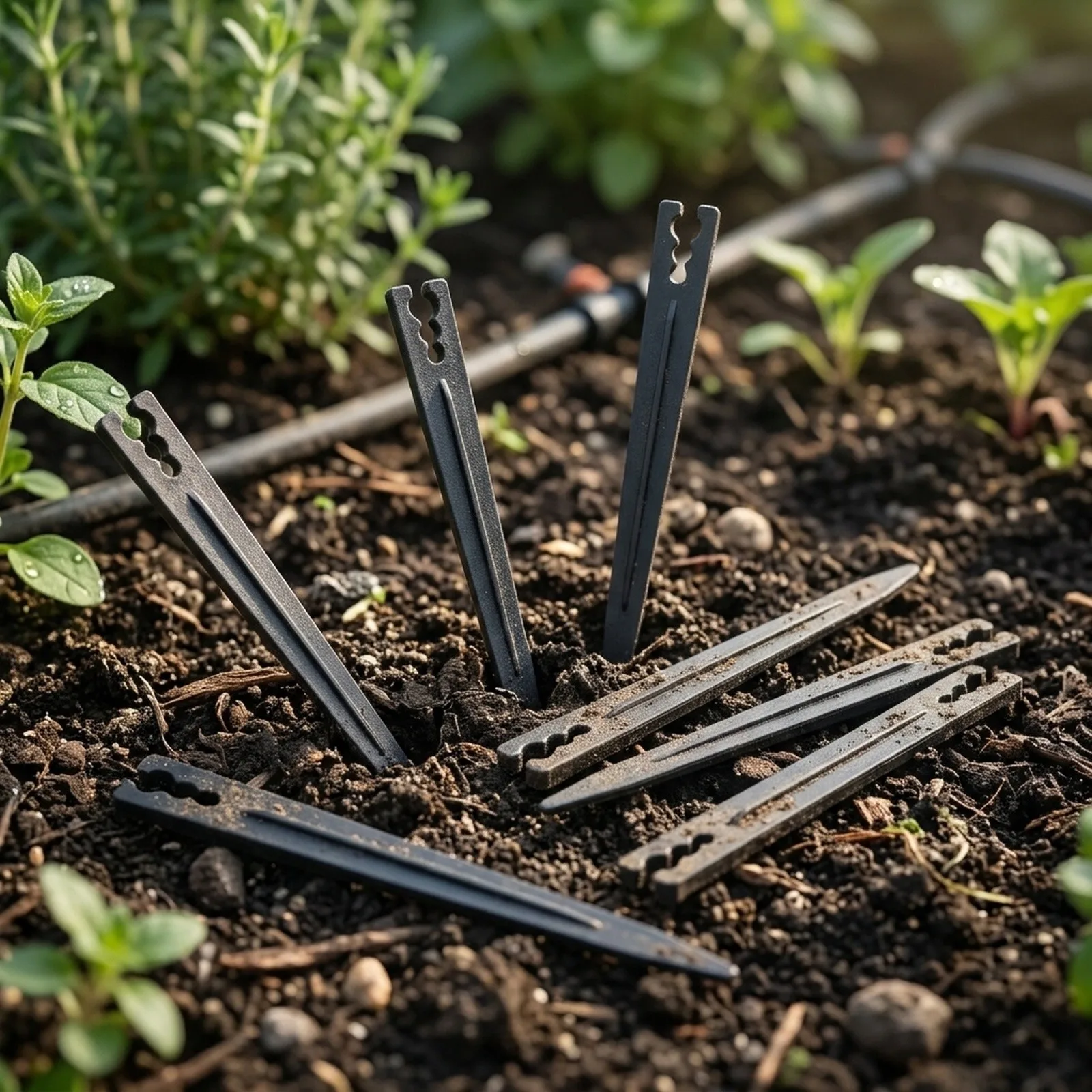Drip Irrigation Connection Tool Hose Holder Watering Guide Drip Pipe Long for service Life Strong Plastic Material