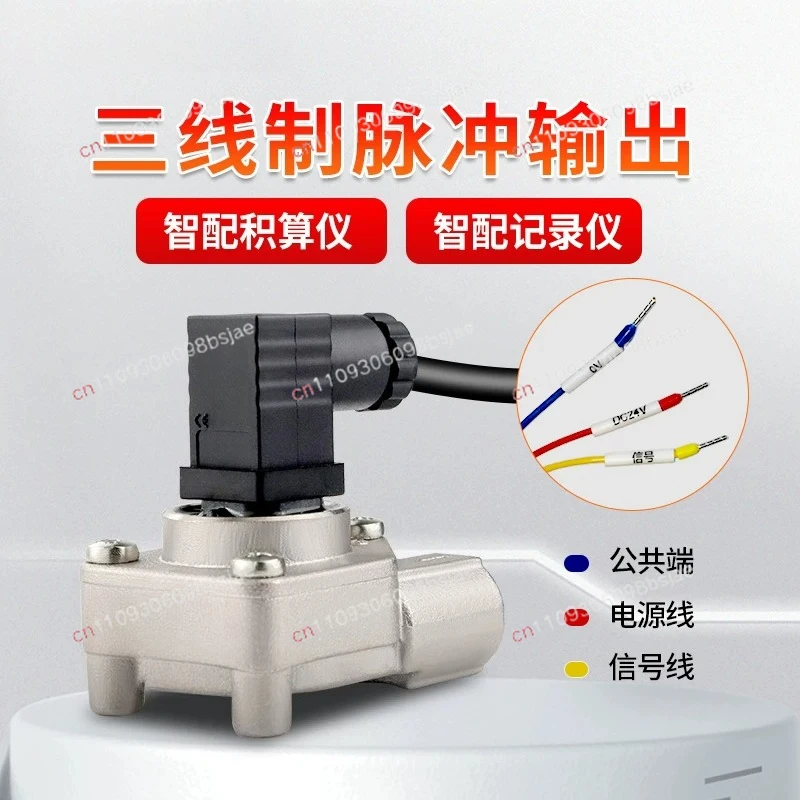 Micro Flowmeter Liquid Turbine Flowmeter Diesel Methanol Diesel Pure Water Coffee Pulse Type