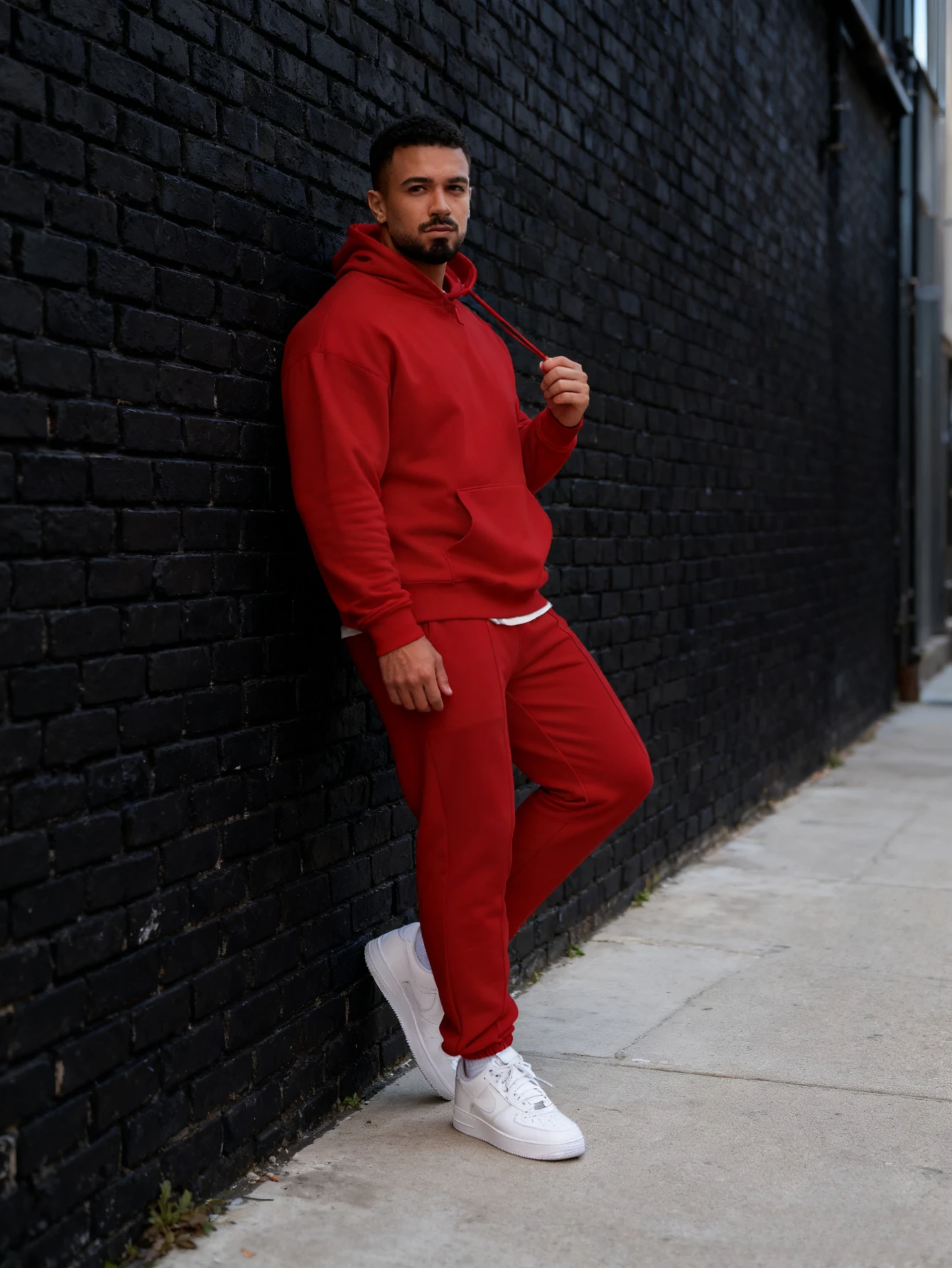 

Men's 2-piece set, fashionable hoodie paired with loose casual pants | comfortable and warm fabric, men's hoodie set.