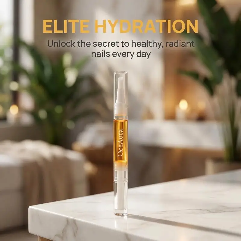 OceAura Natural Orange Nail Oil Nourish Repair Strengthen Nails Reduce Thickening & Breakage