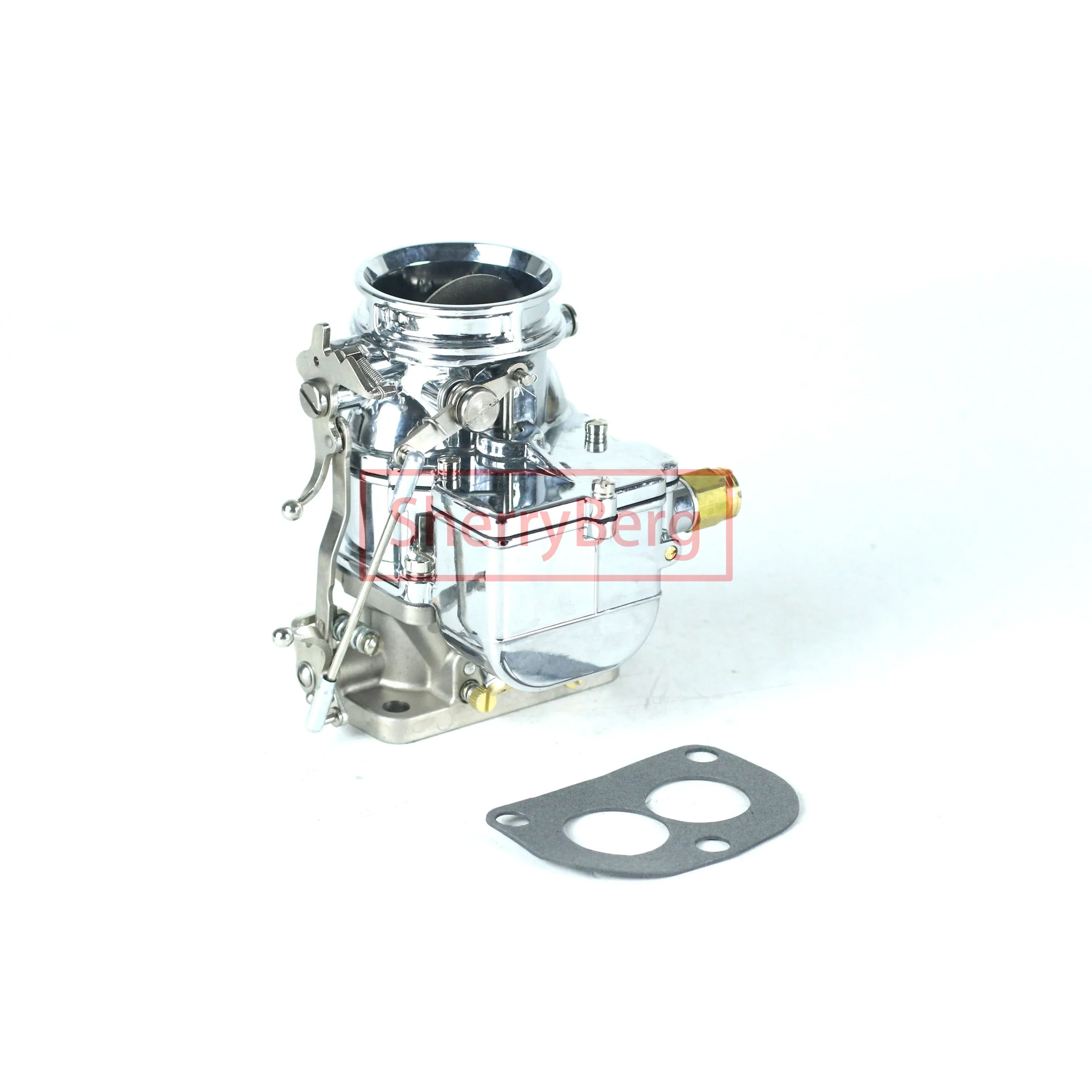 SherryBerg الساخن قضيب الكروم القديم المكربن الكحول ل Stromberg 97 نموذج Speedway 9-Super-7 Carb 2-Bbl Carburador كلاسيكي جديد