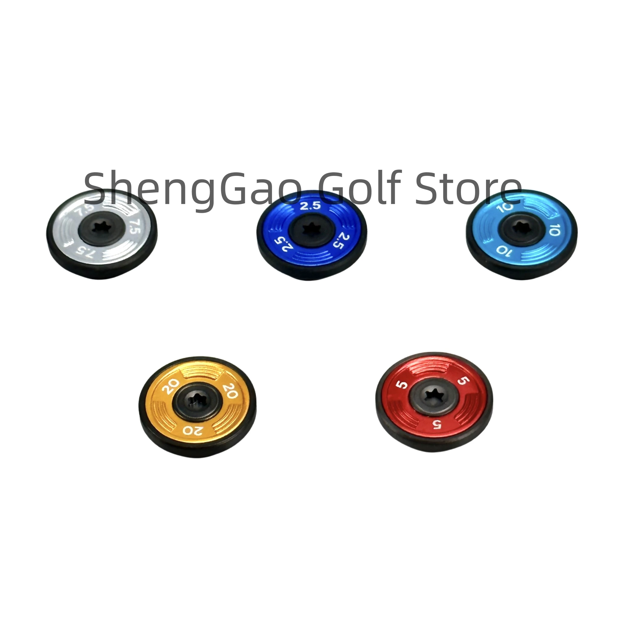 

1pcs Golf Putter weight set practice screw fit For Taylormade SPIDER GTX MAX、TP RESERVE club head counter weights accessories