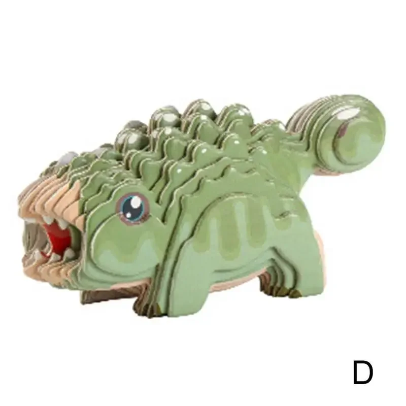 

Children's Educational Toys Three-dimensional Puzzle 3D Dinosaur Animal DIY Assembly Christmas Cartoon Model Parent-child Game