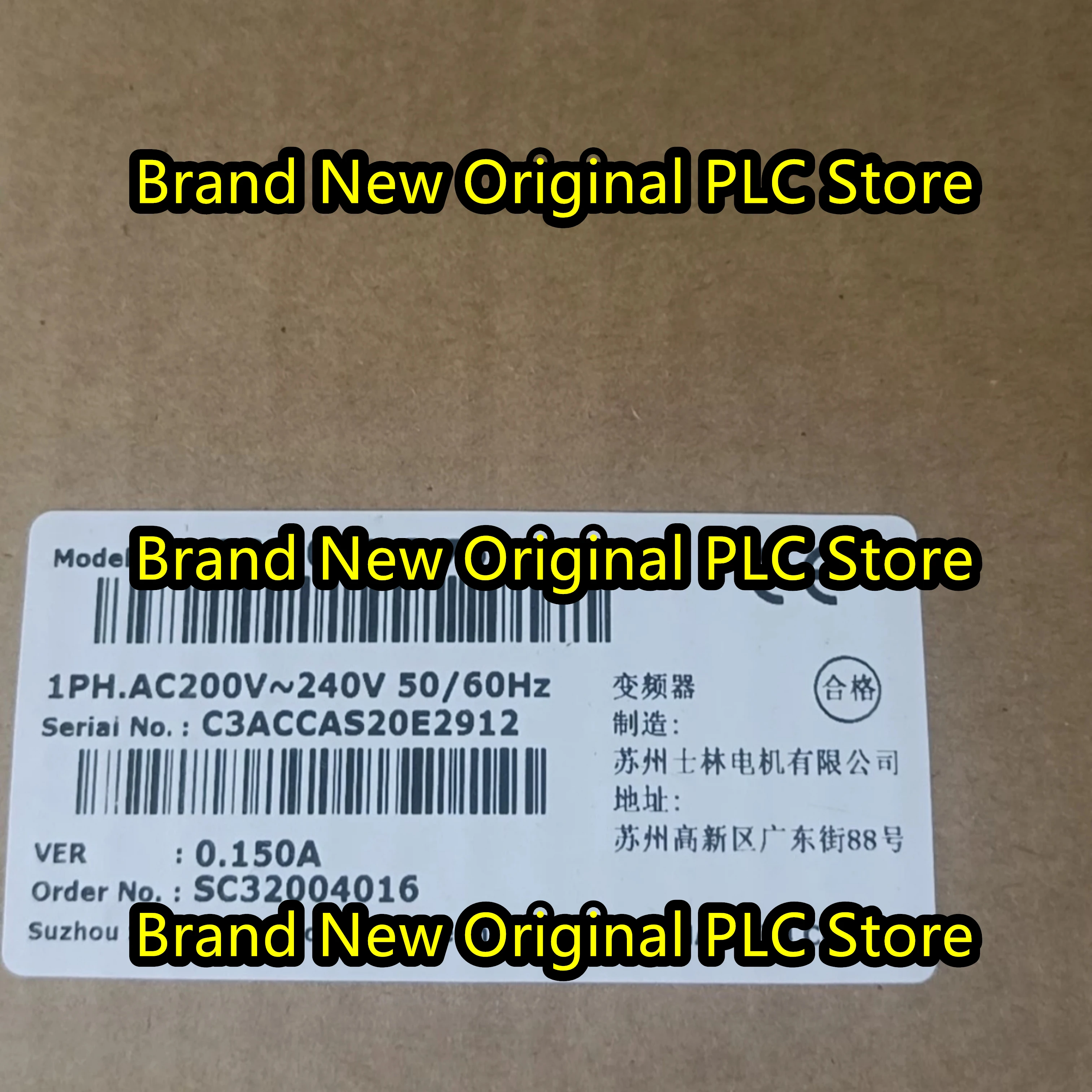 

New original SC3-021-0.75K Single-phase220V Frequency converter