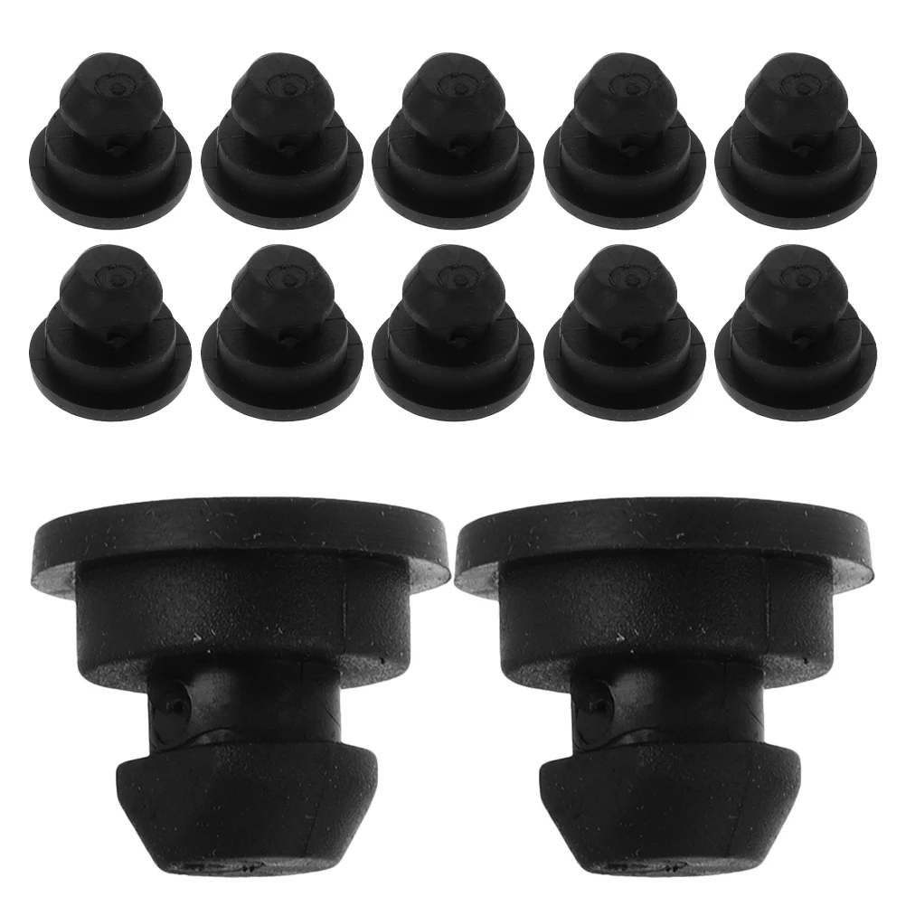 

12 Pcs Rice Cooker Foot Pad Mini Rubber Cutting Board Feet with Stainless Screws Butcher Block Oil Brass Non Slip for Slow