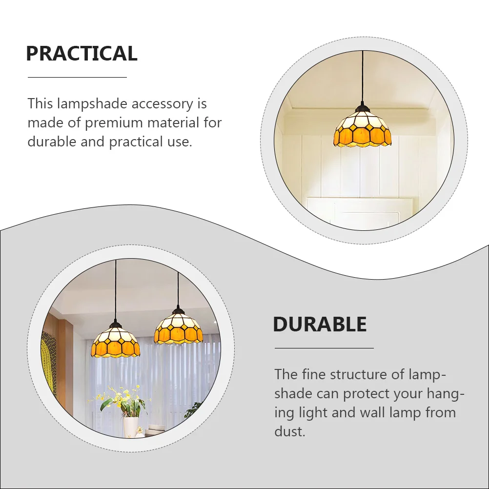 

1Pcs Lampshade European Simple Design Suitable for Ceiling Wall Floor Lamp Protective Decorative Light Accessory