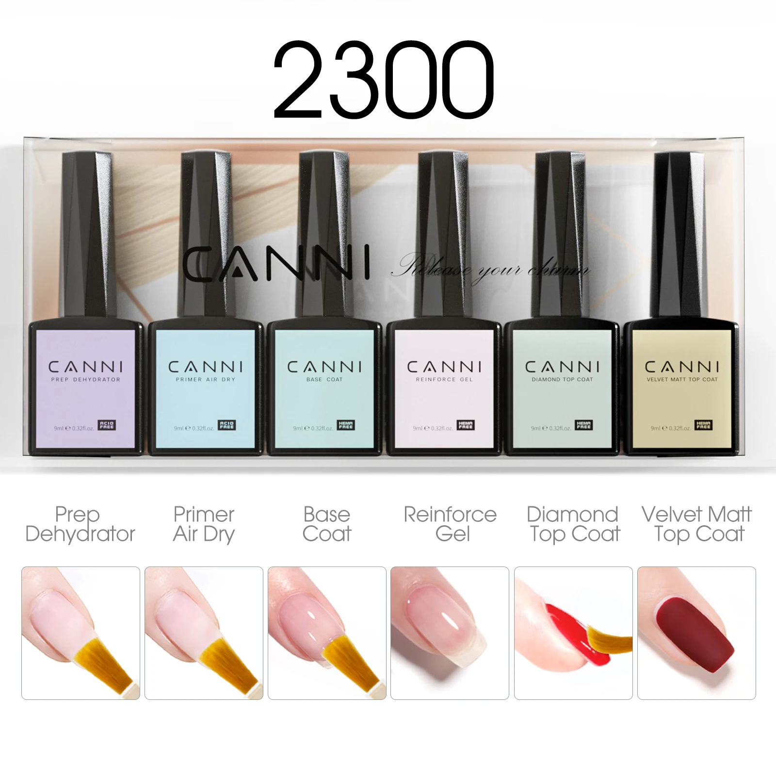 9 ml CANNI Cat Eye Nagel-Gel-Nagellack-Set, TPO-FREI, Soak Off UVLED Diamond Sparkle, wunderschöne Farbe, semi-permanent, EU-Standard-Gel-Nagel – Detail 36