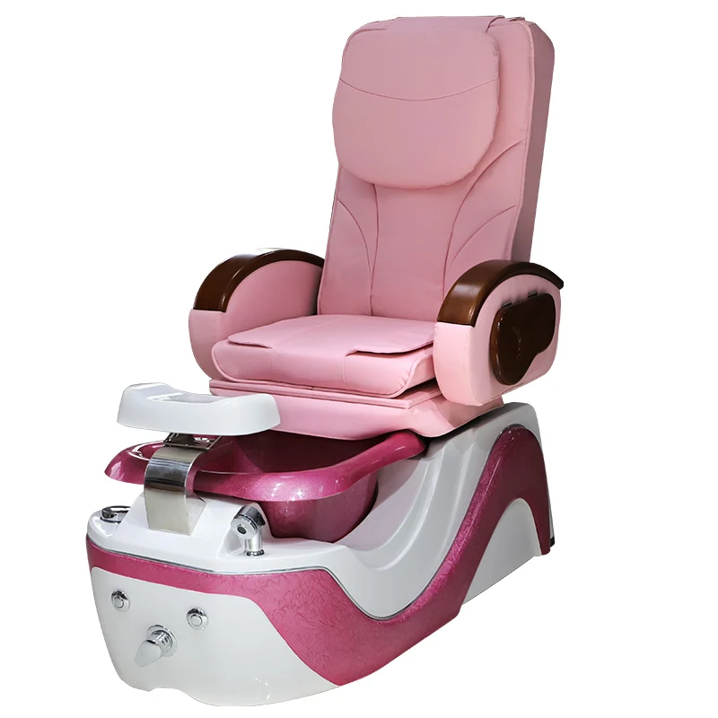 Beauty Salon Nail Spa Pedicure Chairs With Massage Professional Platform Base Trolley Cut Hair Covers Salon Furniture Chairs