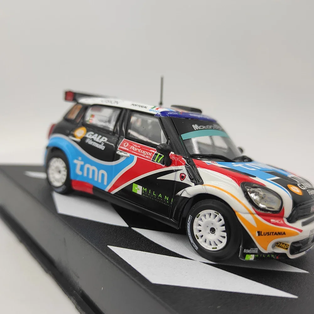 Diecast Ixo 미니 존 쿠퍼 작품 S2000 2011 랠리 자동차 합금 모델, 소장용 장난감 선물, 기념품 전시 장식품, 1:43 체중계