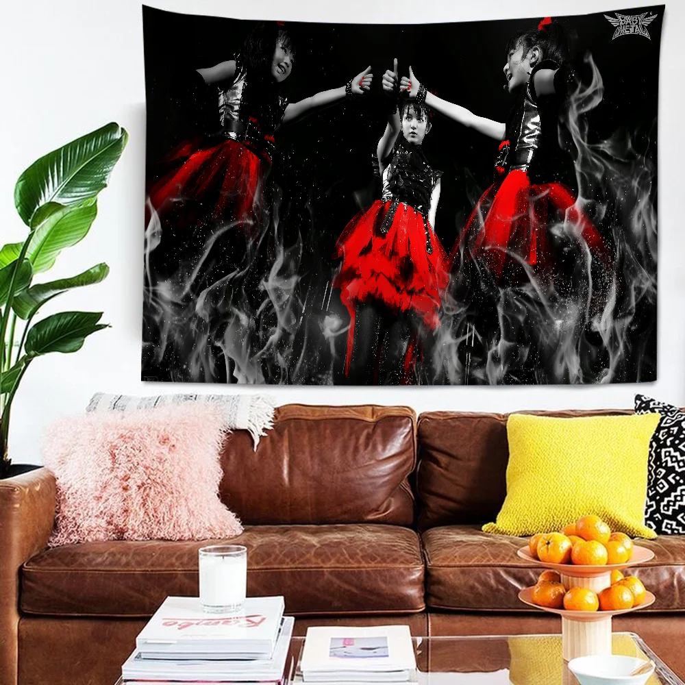 

BABYMETAL Combined Printed DIY Wall Tapestry Bohemian Wall Tapestries Mandala Home Decor