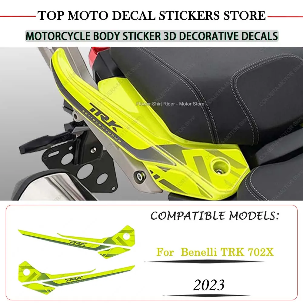 For Benelli TRK 702 TRK 702X 2023 Motorcycle Handles Protection Stickers Waterproof 3D Gel Epoxy Sticker Kit