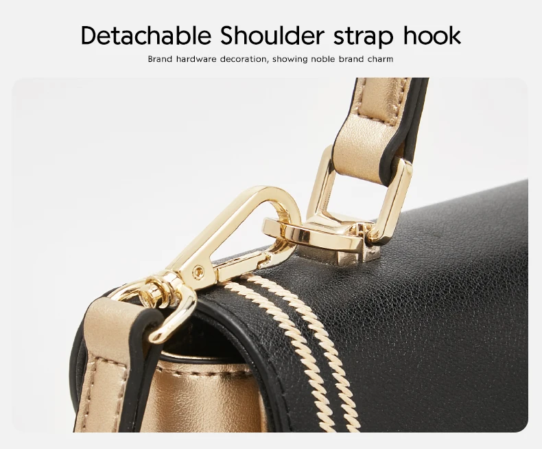 Foxer Kommut Damen Mid Handtasche Damen stilvolle Umhängetasche Hochleistungs-Umhängetasche Split Leder Luxus klappe Umhängetasche – Detail 5